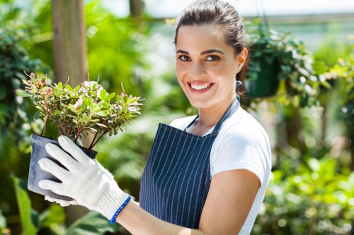 Mulched green waste ready for reuse in community allotments